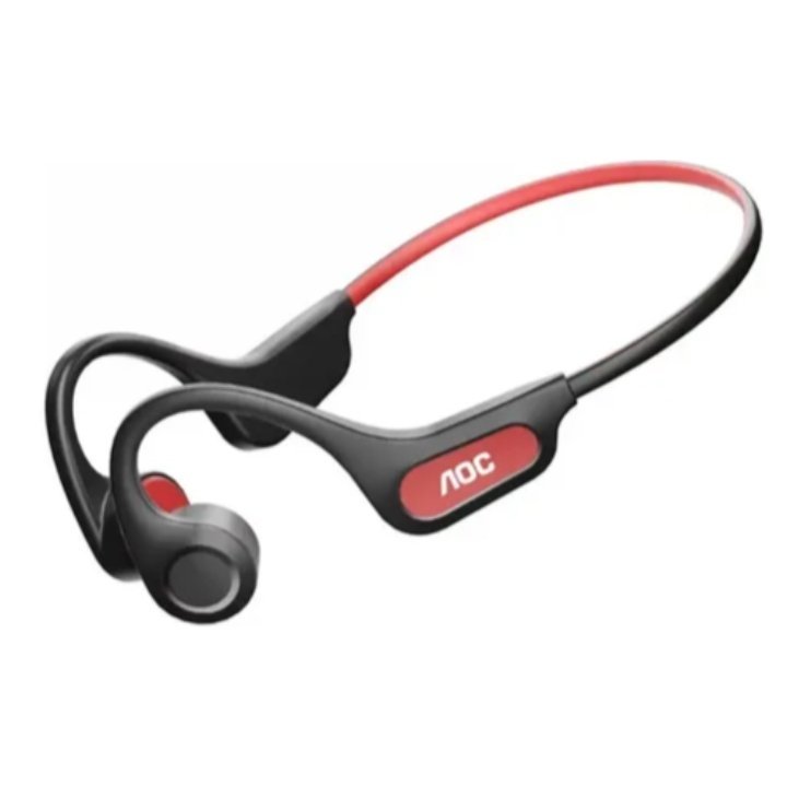Auricular Bluetooth Aoc Acn4521bk Open-ear Ipx4 Mic Negro Reproduccion 20h Carga Usb-c