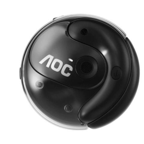 Auricular Bluetooth Aoc Acd1504 Open-ear Ipx4 Mic Reproduccion 20h Carga Usb-c Control Tactil Negro 