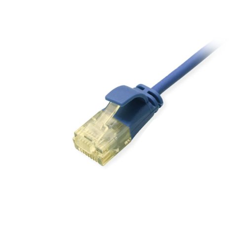 Latiguillo U utp Categoria 6a Slim Limbre Halogenos Lsoh 0,5m Color Azul Equip 626302