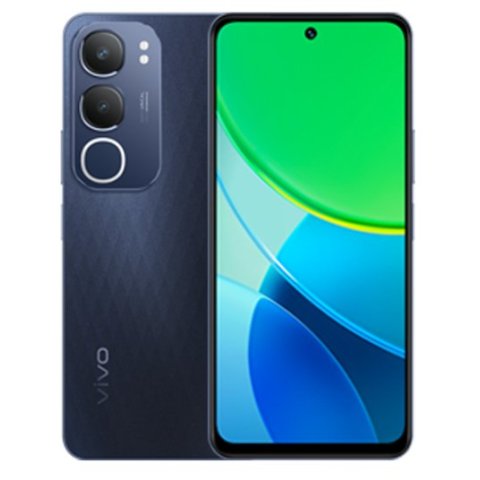 Smartphone Vivo Y19s 6,68"hd 6gb 128gb Glossy Black 50mpx 5mp Bateria 5500mah