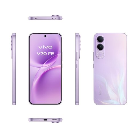 Smartphone Vivo V70 Lite 6,83"hd 8gb 256gb 5g Purple 200 32mp Bateria 7000mah Incl. Cargador Y Buds