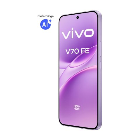 Smartphone Vivo V70 Lite 6,83"hd 8gb 256gb 5g Purple 200 32mp Bateria 7000mah Incl. Cargador Y Buds
