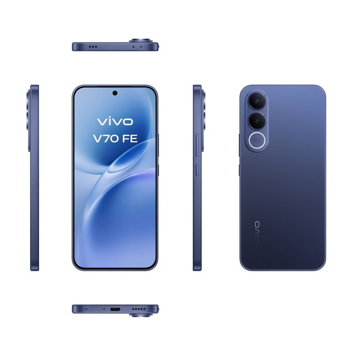 Smartphone Vivo V70 Lite 6,83"hd 8gb 256gb 5g Blue 200mpx 32mp Bateria 7000mah Incl. Cargador Y Buds