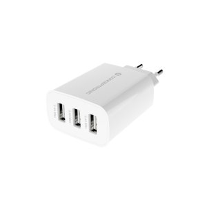 Cargador Usbconceptronic 0w 3xusb- Color Blanco Althea13w 2