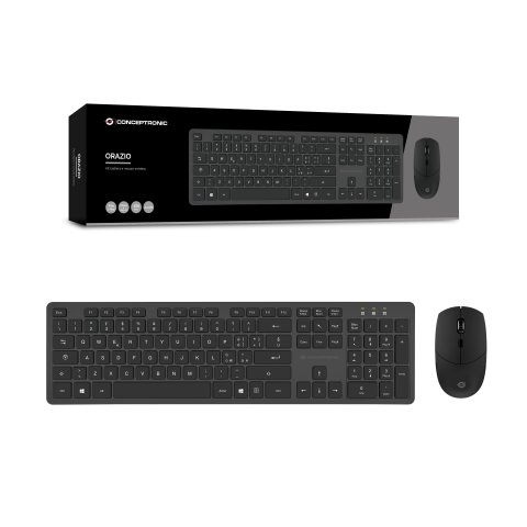 Teclado Y Mouse Conceptronic Wireless Orazio01it Italiano