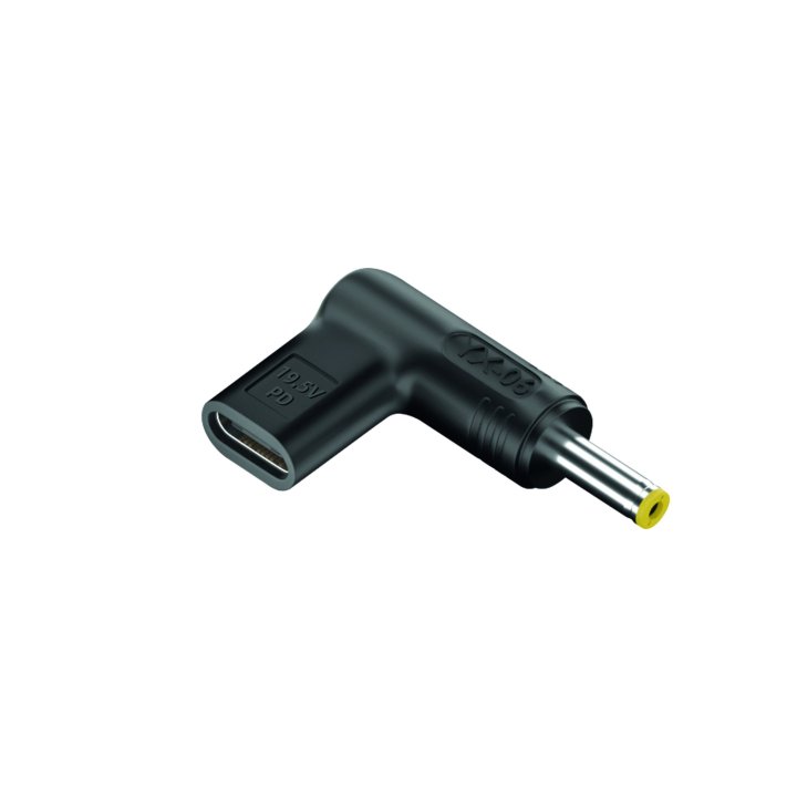 Cargador Usb Gan Ngs Bud 65w-ac 65w 1xusb-c Pd Pps Compacto Cable Trenzado Y 4 Tips Acer Negro