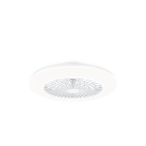 Ventilador De Techo Philips Amigo 60+25w Plafon Led 30-44-65k Mando Distancia Blanco Aspas Ocultas