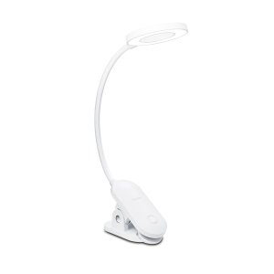 Flexo De Pinza Philips Forys Clip Led 5w Bateria Recargable 4000k Luz Neutra Regulable Color Blanco