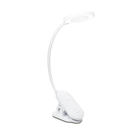 Flexo De Pinza Philips Forys Clip Led 5w Bateria Recargable 4000k Luz Neutra Regulable Color Blanco