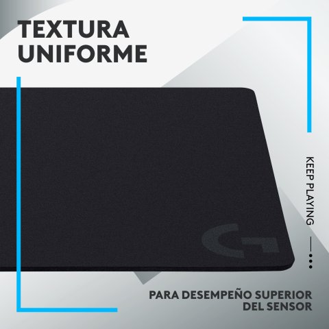 Alfombrilla Logitech G440 Superficie Rigida Polietileno Goma Antideslizante 340x280mm Negro