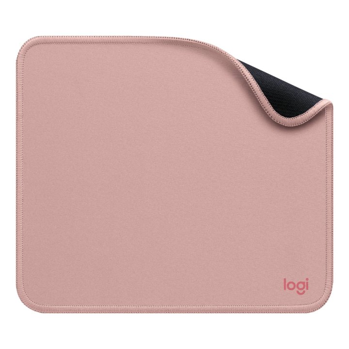 Alfombrilla Logitech Studio Material Reciclado Pet Superficie Tela Goma Antideslizante 230x200mm Rosa