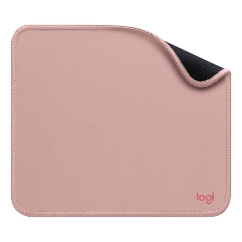 Alfombrilla Logitech Studio Material Reciclado Pet Superficie Tela Goma Antideslizante 230x200mm Rosa