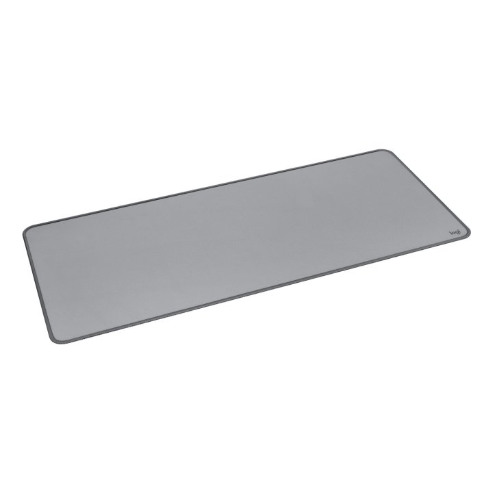 Alfombrilla Logitech Studio Material Reciclado Pet Superficie Tela Goma Antideslizante 300x700mm Gris