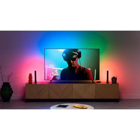 Barras Led Wifi Inteligentes Wiz Gradient Pack2 Rgbic Rotacion100 Sincronizacion Musica Matter 8.2w