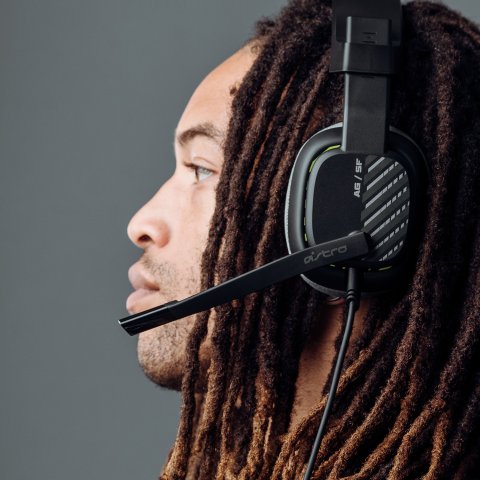 Headset Logitech Astro A10 Gen2 Transductores 32mm Mic Flip-to-mute Jack3.5mm Multiplataforma Negro