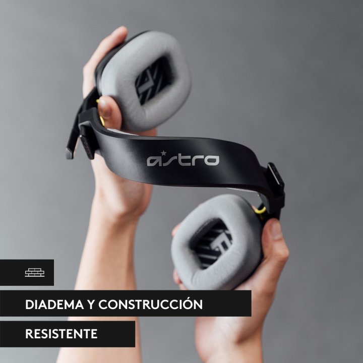 Headset Logitech Astro A10 Gen2 Transductores 32mm Mic Flip-to-mute Jack3.5mm Multiplataforma Negro
