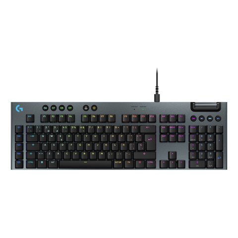 Teclado Logitech G915 X Wireless Mecanico Tactil Perfil Bajo Rgb Lightspeed Negro