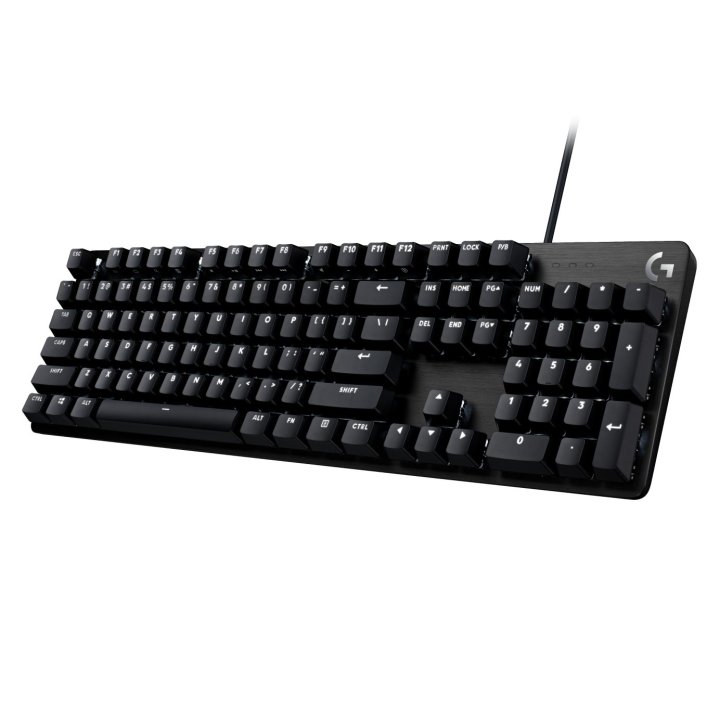 Teclado Logitech G413 Se Gaming Mecanico Interruptores Tactil Cubierta Aluminio Led Blanco Negro