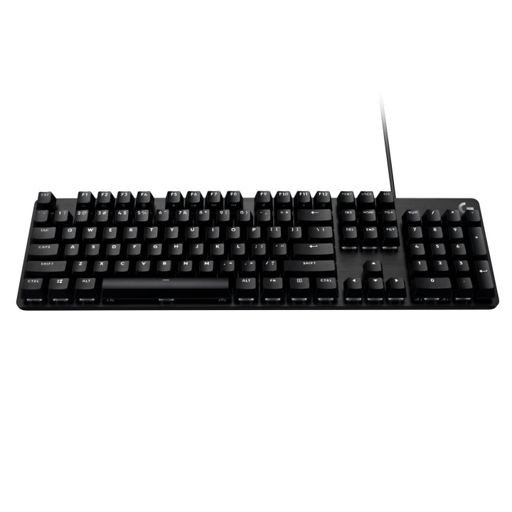 Teclado Logitech G413 Se Gaming Mecanico Interruptores Tactil Cubierta Aluminio Led Blanco Negro