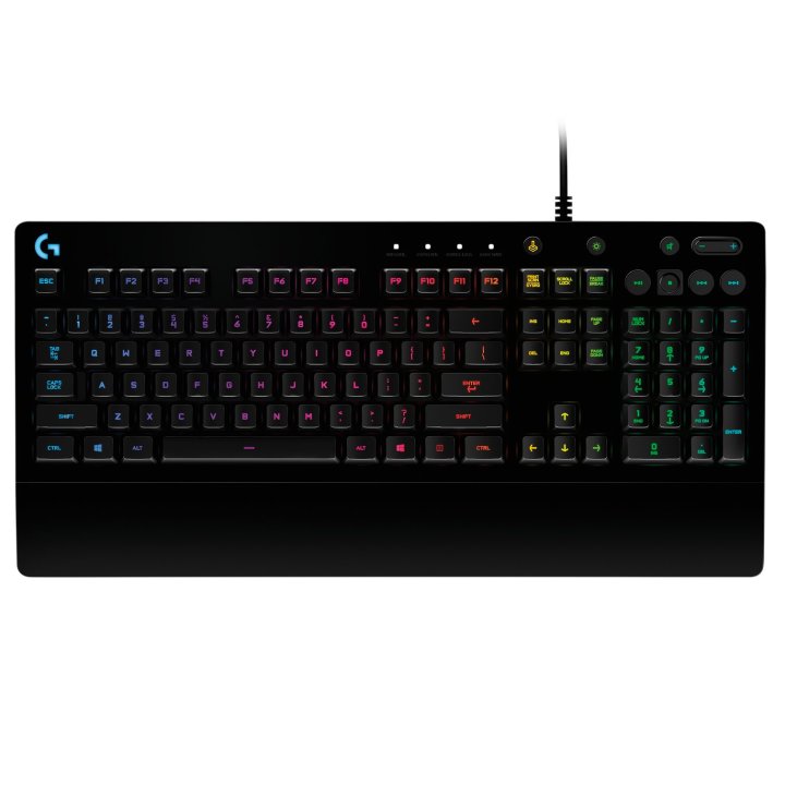 Teclado Logitech G213 Prodigy Gaming Rgb Mech-dome Resistente Liquidos Multimedia Controles Negro