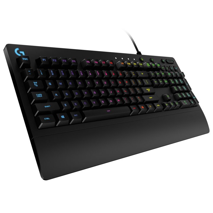Teclado Logitech G213 Prodigy Gaming Rgb Mech-dome Resistente Liquidos Multimedia Controles Negro