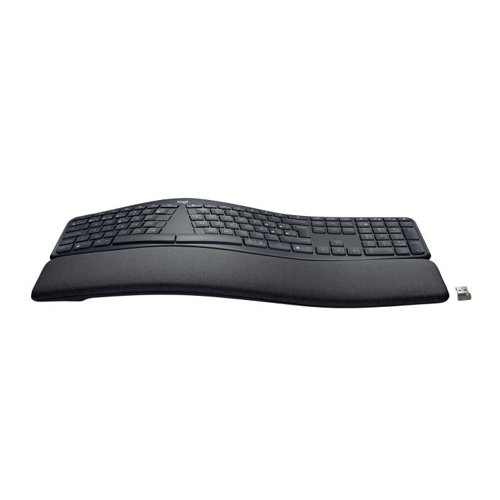 Teclado Logitech Wireless Ergo K860 Business Diseño Ergonomico Receptor Grafito