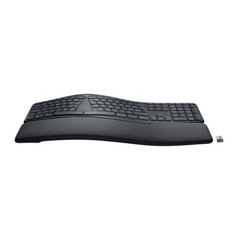 Teclado Logitech Wireless Ergo K860 Business Diseño Ergonomico Receptor Grafito