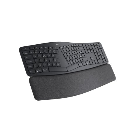Teclado Logitech Wireless Ergo K860 Business Diseño Ergonomico Receptor Grafito