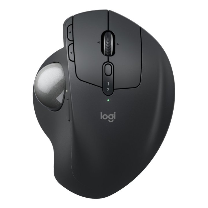 Mouse Logitech Wireless Mx Ergo S Trackball Inclinable Clics Silenciosos 2000 Dpi Usb-c Grafito