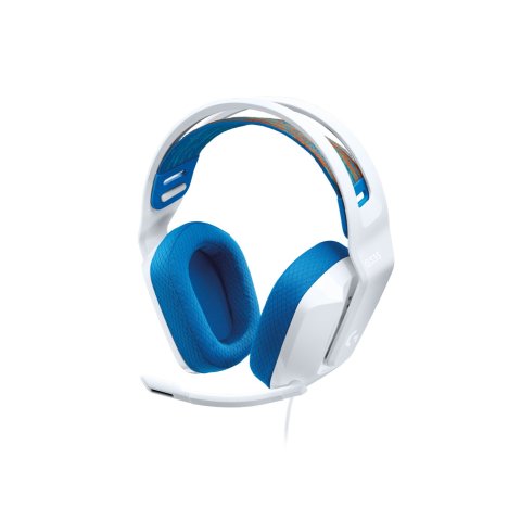 Headset Logitech G335 Diadema Suspension Transductores 40mm Jack 3.5mm Multiplataforma Blanco
