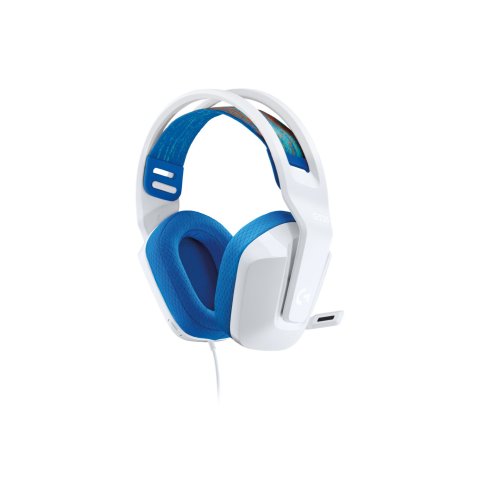 Headset Logitech G335 Diadema Suspension Transductores 40mm Jack 3.5mm Multiplataforma Blanco