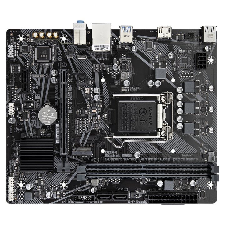 (reacondicionado) Pb Gigabyte H510m K Skt 1200 Gen 10º 11º 2xddr4 3200mhz 1pcie 1m.2 Glan Cash30