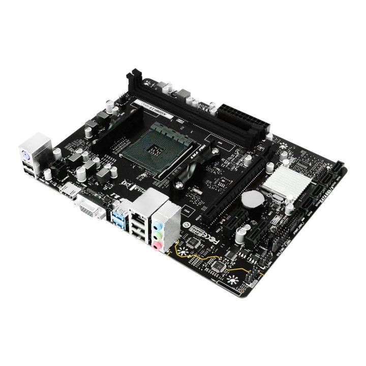 (reacondicionado) Pb Biostar A320mh 2.0 Skt Am4 Hdmi,vga 2ddr4 2933mhz Usb3.2 4sata6 Raid Cash30