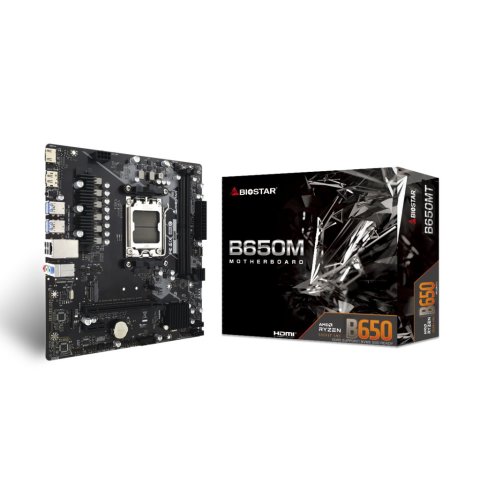 (reacondicionado) Pb Biostar B650mt M-atx Skt Am5 Dp Hdmi 2xddr5 5200mhz Usb3.2  Type-c M.2x4 Cash30