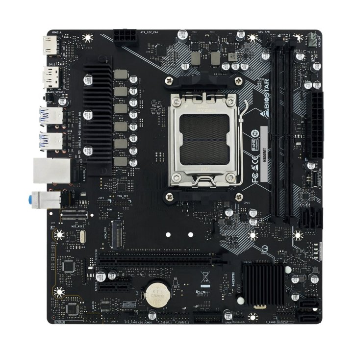 (reacondicionado) Pb Biostar B650mt M-atx Skt Am5 Dp Hdmi 2xddr5 5200mhz Usb3.2  Type-c M.2x4 Cash30