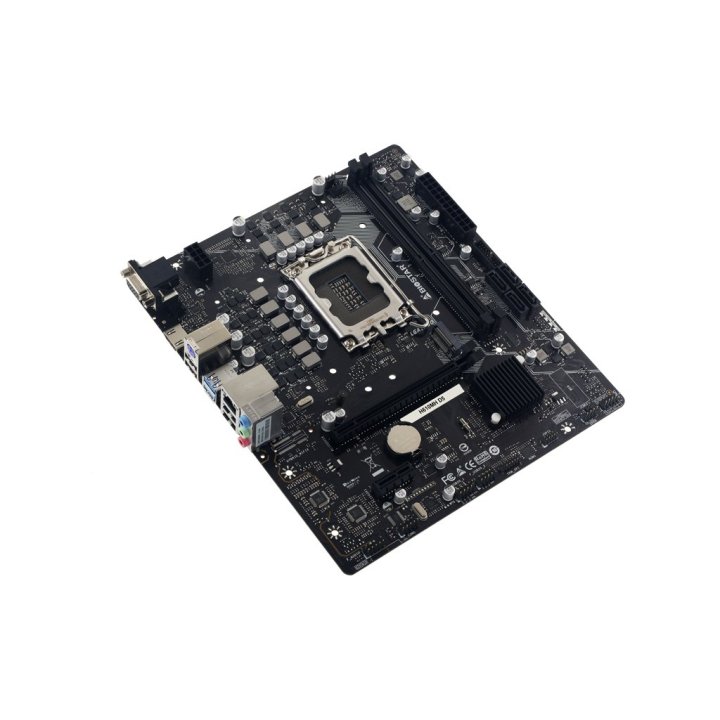 (reacondicionado) Pb Biostar H610mh D5 M-atx Skt 1700 12.ª 13.ª 14.ª Gen X2ddr5 Hdmi Vga M.2 Cash30