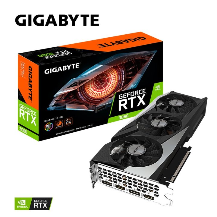 (reacondicionado) Vga Gigabyte Geforce Rtx™ 3060 Gaming Oc 12gb (rev2.0) Oem Cash30