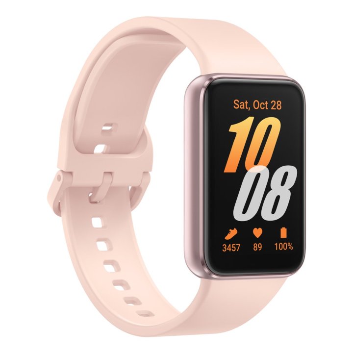 Smartwatch Samsung Galaxy Fit3 Amoled 1.6" Gps Ip68 Bt 5.3 Llamadas Manos Libres Pink Gold