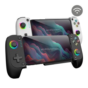 (km0) Gamepad Bluetooth Mars Gaming Mgpx Para Smartphones Y Multiplataforma Usb-c 8h Bateria Rgb Blanco Cash30 2