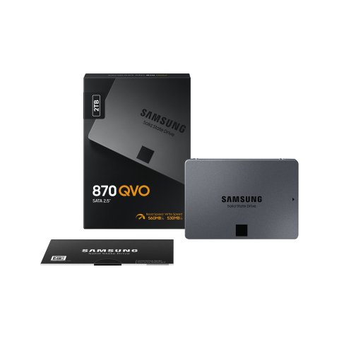 (reacondicionado) Disco Ssd Sata3 2tb Samsung Serie 870 Qvo Mz-77q2t0bw Cash30
