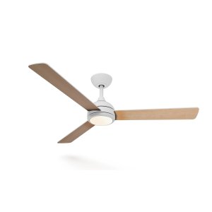 Ventilador De Techo Philips Velyx 24+32w Plafon Led 30-65k Mando A Distancia Blanco 3 Aspas De Madera