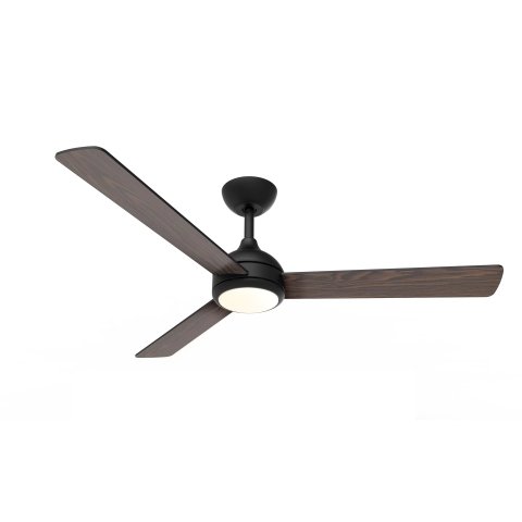 Ventilador De Techo Philips Velyx 24+32w Plafon Led 30-65k Mando A Distancia Negro 3 Aspas De Madera