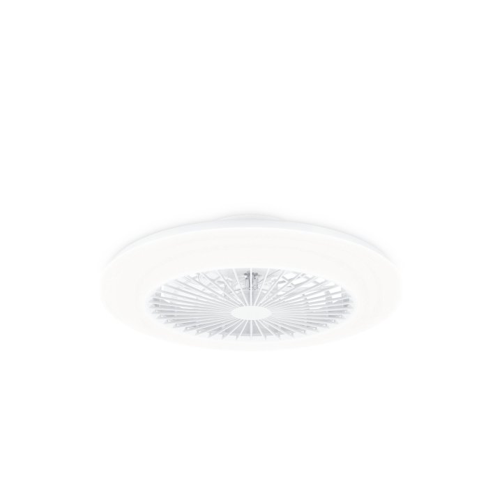 Ventilador De Techo Philips Amigo 42+20w Plafon Led 30-40-65k Mando Distancia Blanco Aspas Ocultas