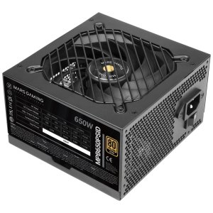 Fuente Mars Gaming 650w Mpb650psid Atx3.1 80+gold Pfc Activo Pcie5.1 12v-2x6 Dc-dc Digital Smd Negro 2