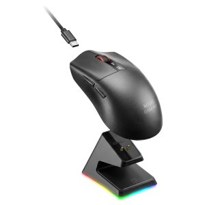 Mouse Mars Gaming Wireless Y Bluetooth Mmw-elite Tri-mode 2.4ghz Bt 5.4 6 Botones 20000 Dpi Negro 2