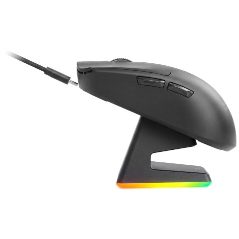 Mouse Mars Gaming Wireless Y Bluetooth Mmw-elite Tri-mode 2.4ghz Bt 5.4 6 Botones 20000 Dpi Negro