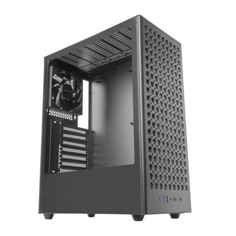 Caja Atx Mars Gaming Mc-t800 Frontal Airdot Mesh 4x Ventiladores Fdb Cablehatch Usb-c Negro