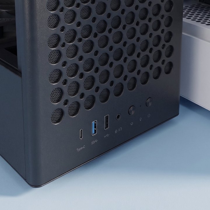 Caja Atx Mars Gaming Mc-t800 Frontal Airdot Mesh 4x Ventiladores Fdb Cablehatch Usb-c Negro