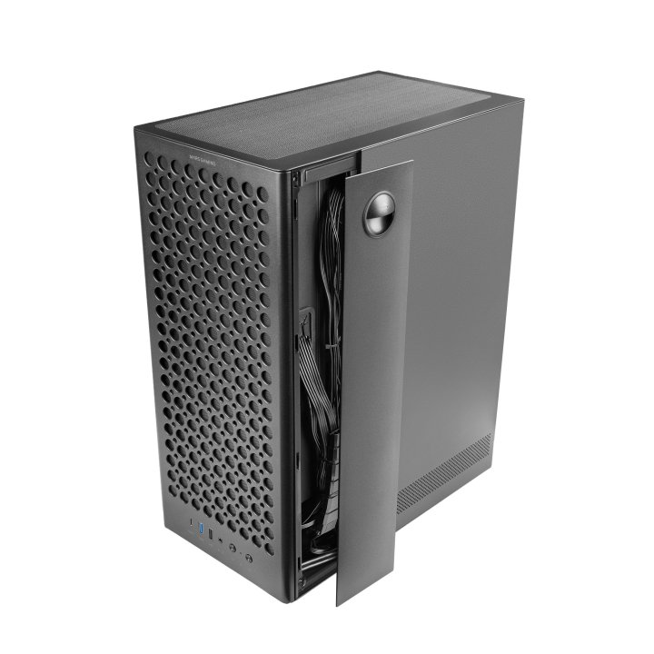 Caja Atx Mars Gaming Mc-t800 Frontal Airdot Mesh 4x Ventiladores Fdb Cablehatch Usb-c Negro