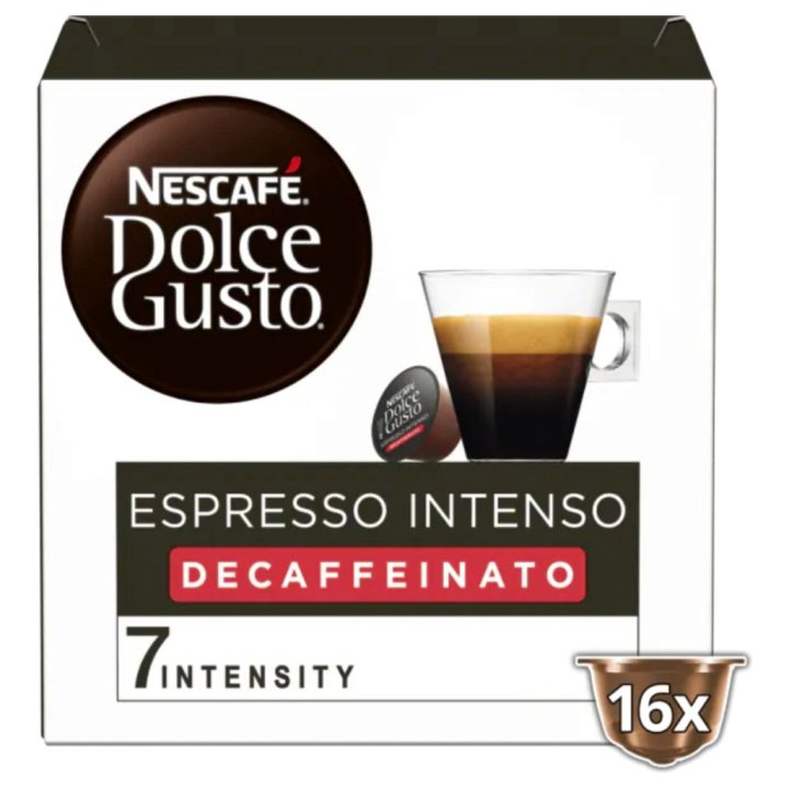 Cápsulas Dolce Gusto Espresso Intenso Descafeinado Tripack Nescafe 48 Unidades (3x16)